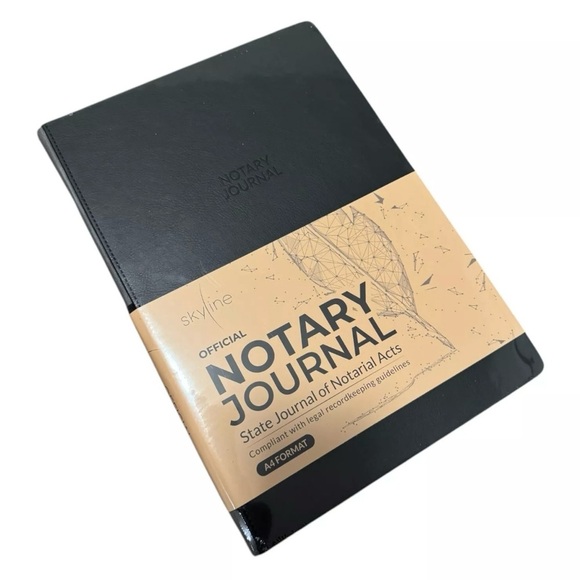 Skyline NOTARY JOURNAL State Journal of Notarial Acts Public Record Book A4 525 - Picture 3 of 5